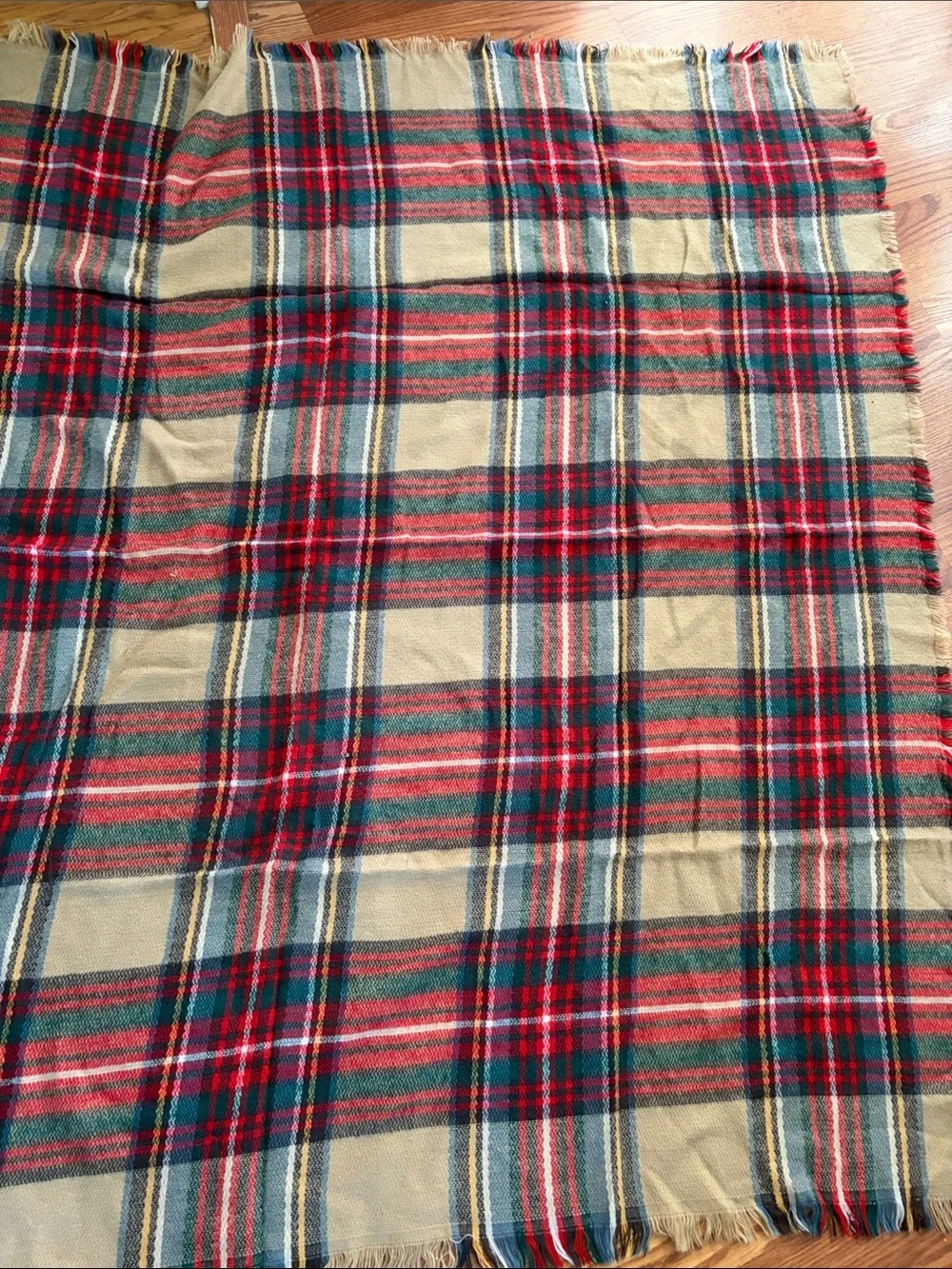 Fall throw plaid classic plaid